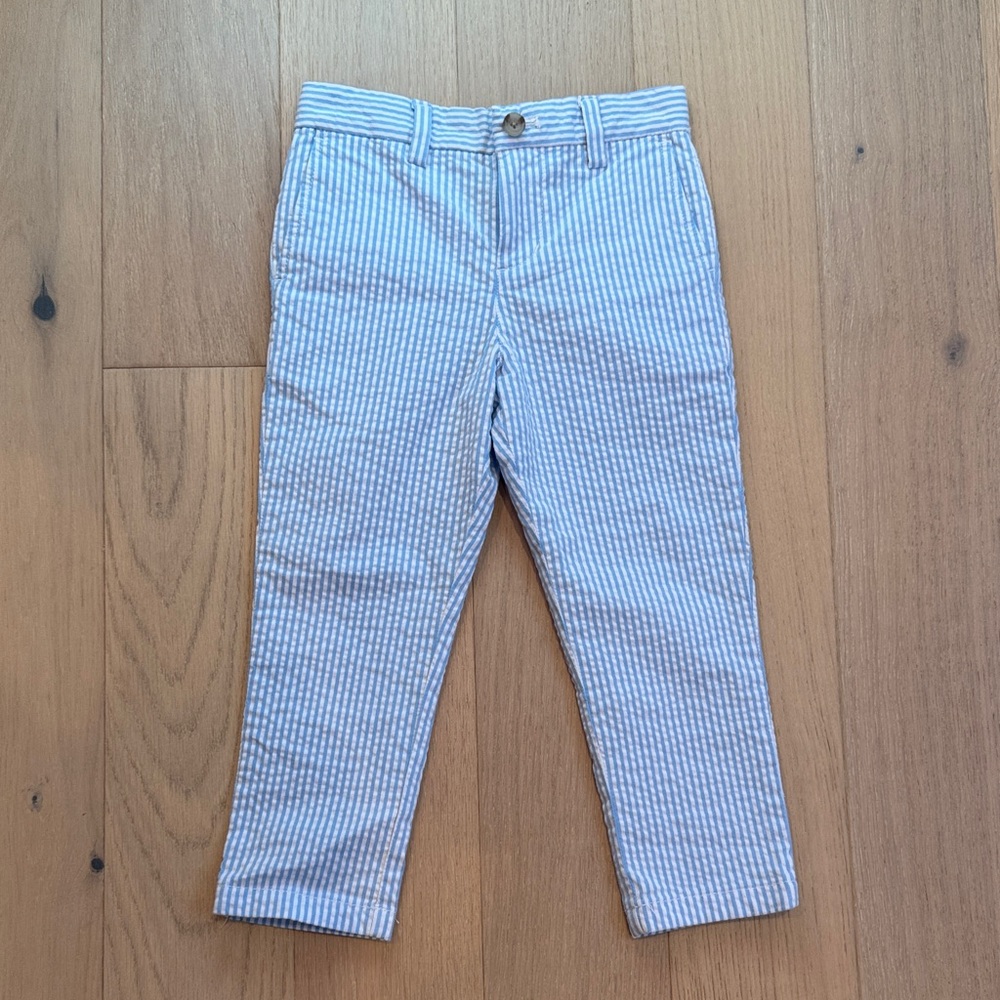 Vineyard Vines Light Blue and White Striped Pants